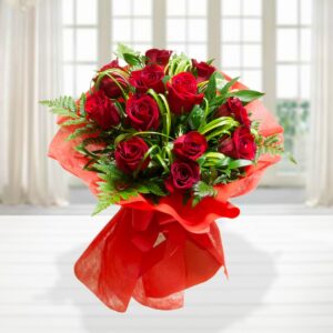 Bouquet di 12 Rose Rosse
