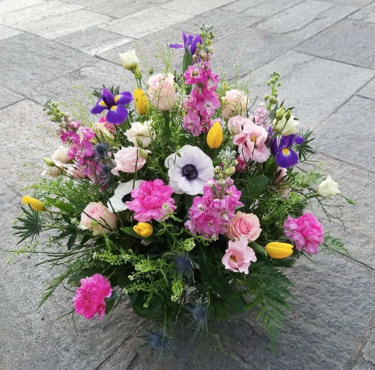 Cesto fiori primaverili