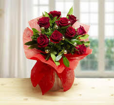 Bouquet di rose rosse per laurea